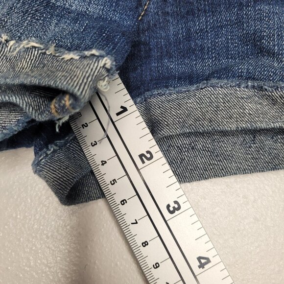 Vintage y2k Hollister low rise short shorts party rolled hem size 3 FLAW - Picture 6 of 8